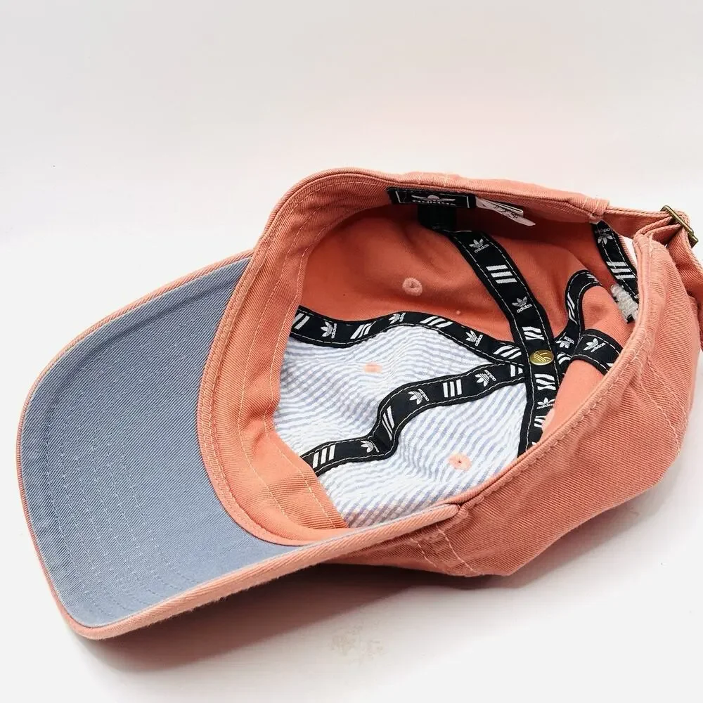 Adidas Cap Hat Corral Womens Trefoil Embroidered Logo Adjustable Strap Outdoors